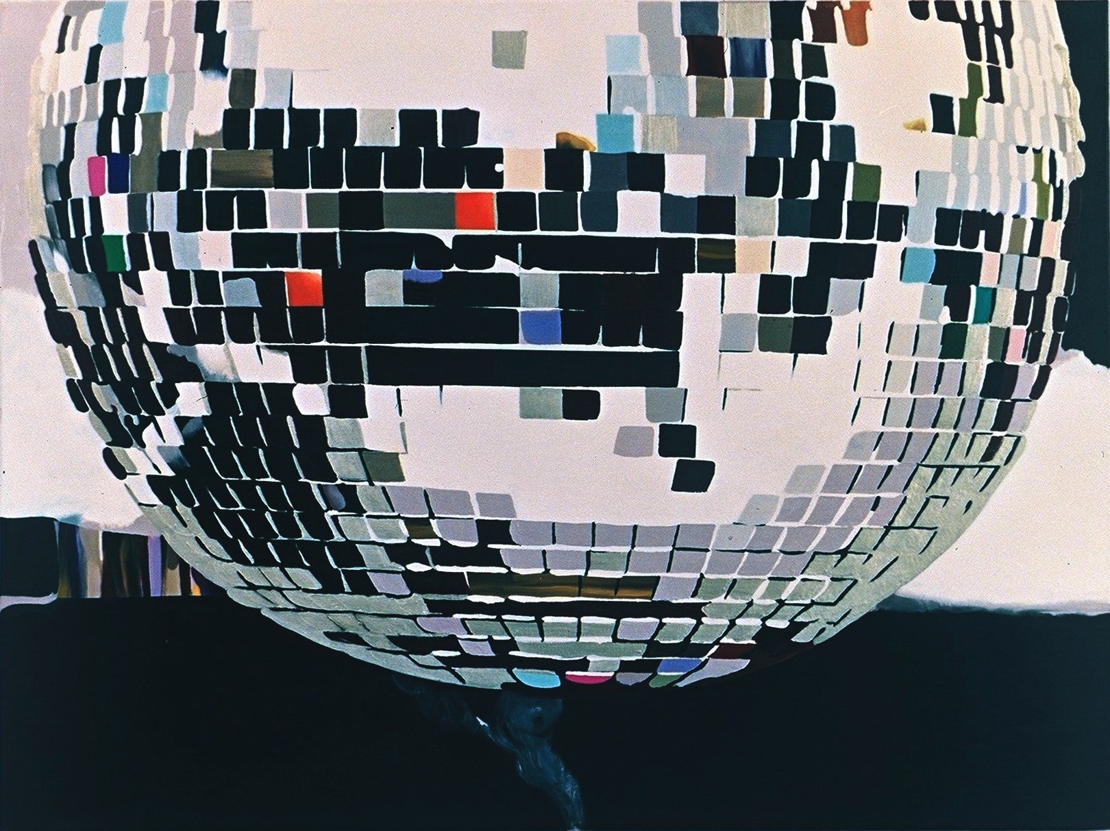 Half ball (100 x 135 cm), oil on canvas, 2000